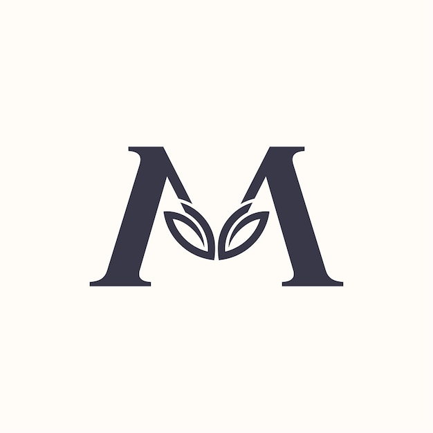 RELAXING MASSAGE SPA WOMEN HOTEL LOGO LETTER M