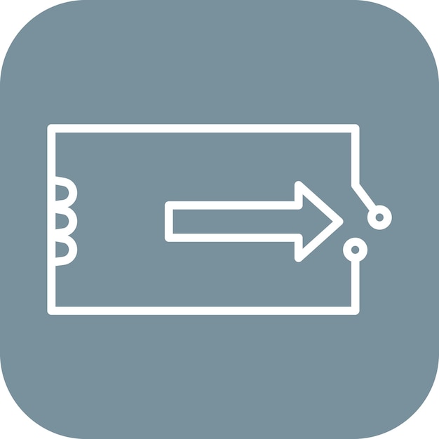 Relay icon vector afbeelding Kan worden gebruikt voor elektrische circuits