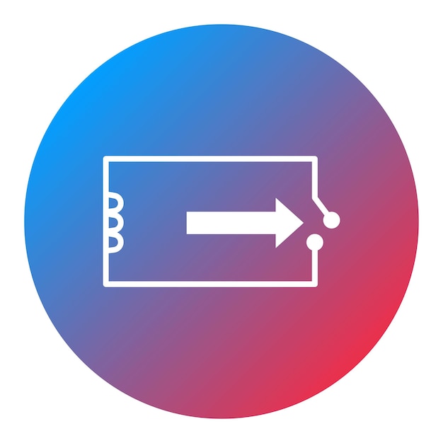 Relay icon vector image Can be used for Electric Circuits