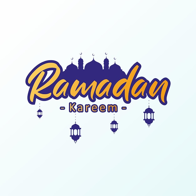 Religieuze Islamitische Ramadan kareem met moskee