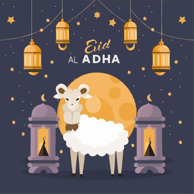 religious eid al adha islamic eid Mubarak background design