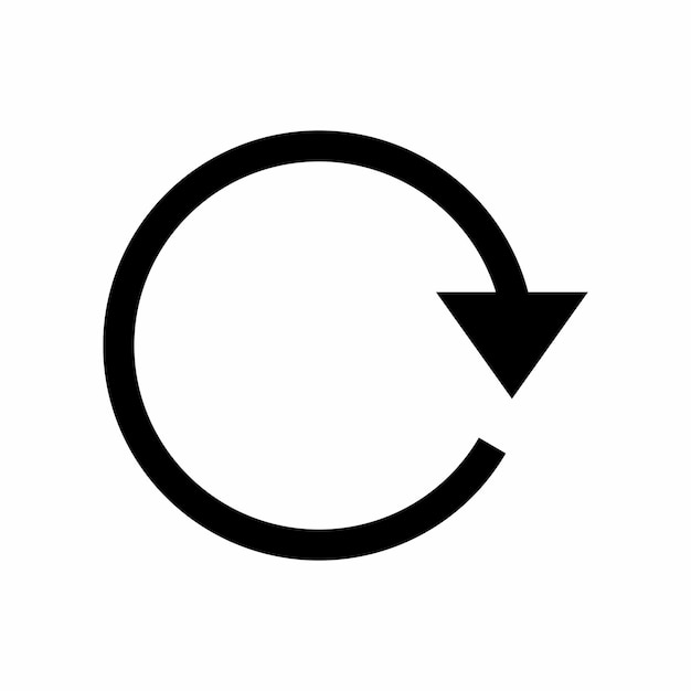 Reload Rotation Refresh Icon Vector Illustratie