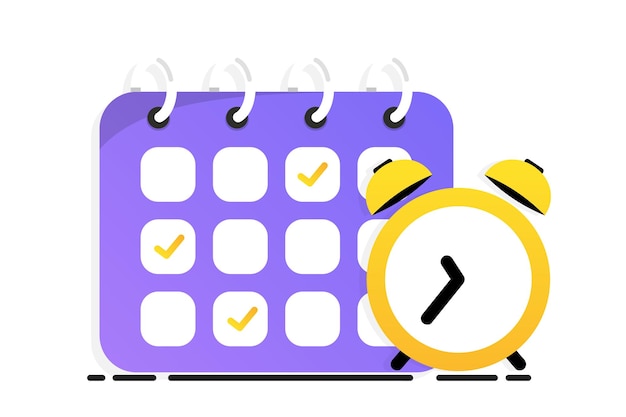 Promemoria nel calendario calendario scadenza notifica evento messaggio push avviso per eventi di pianificazione aziendale promemoria programma giornaliero appuntamento data importante avviso di data programmata importante
