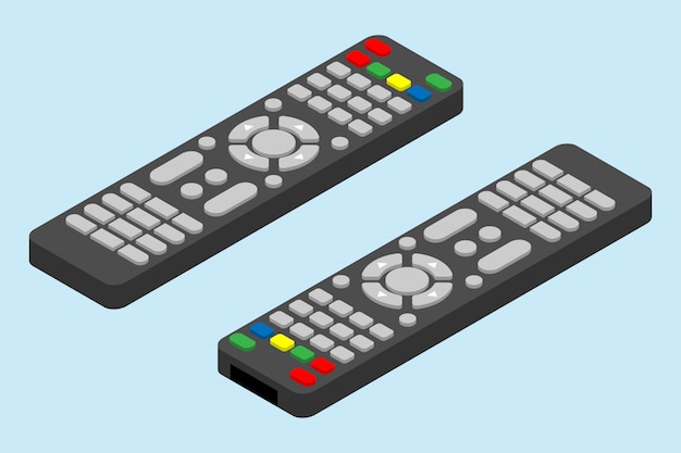 Vector remote control icon.