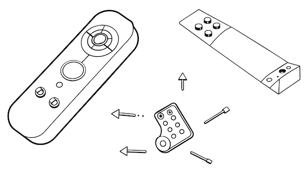 remote control vector graphics illustration EPS source file format lossless scaling icon design