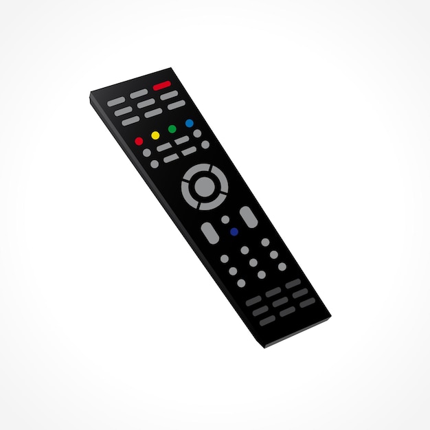 Пульт дистанционного управления Command TV панель Векторная иллюстрация DVD xbox кондиционер и другие