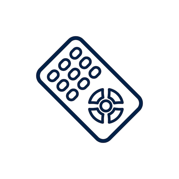 Vector remote icon symbol for web and mobile