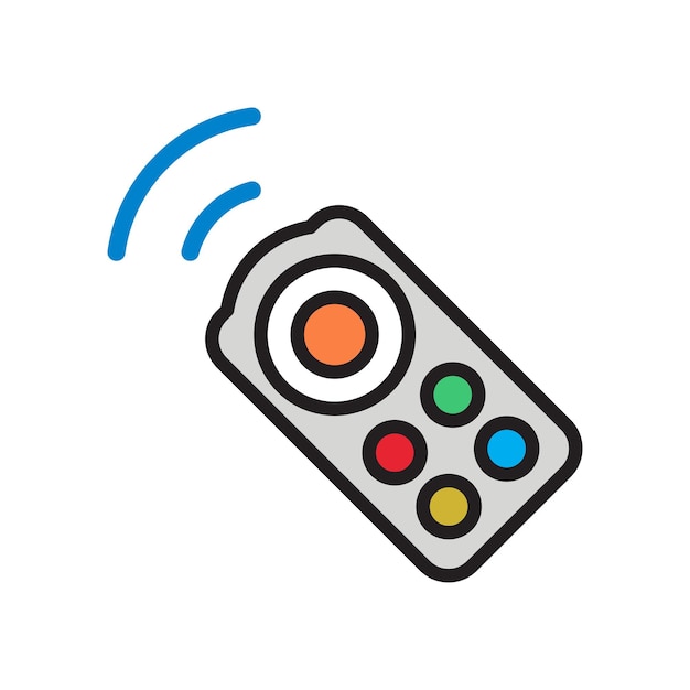 remote icon vector design templates