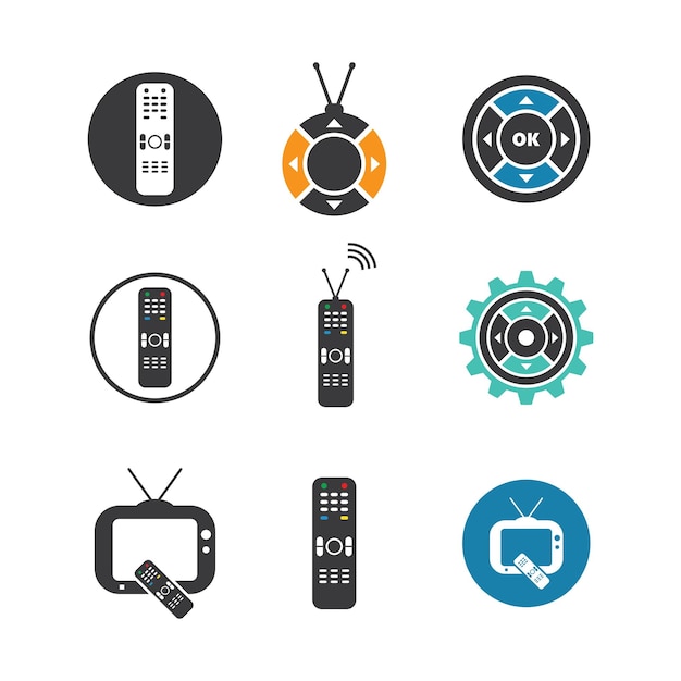 Remote tv icon vector illustration