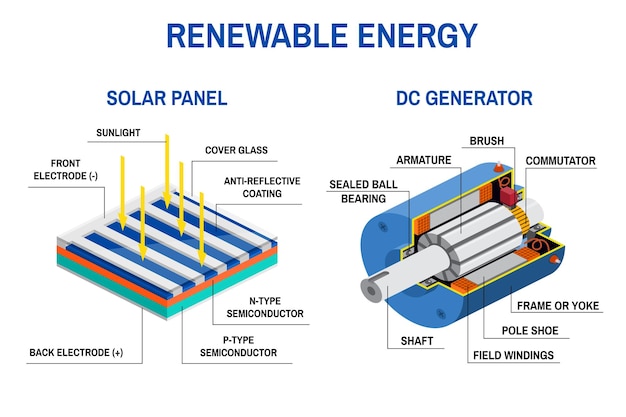 Vector renewable energy concept