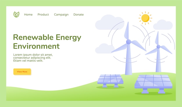 Energia rinnovabile ambiente vento cella solare campagna energetica