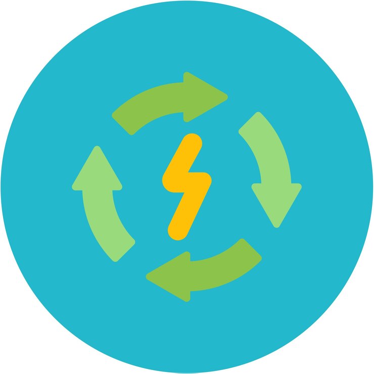 वेक्टर renewable energy icon vector image can be used for global warming