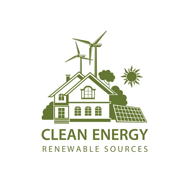 Icona di energia rinnovabile