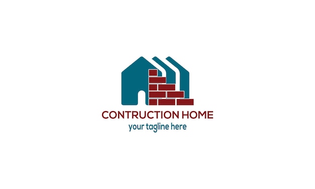 Renovation or Construction House Logo