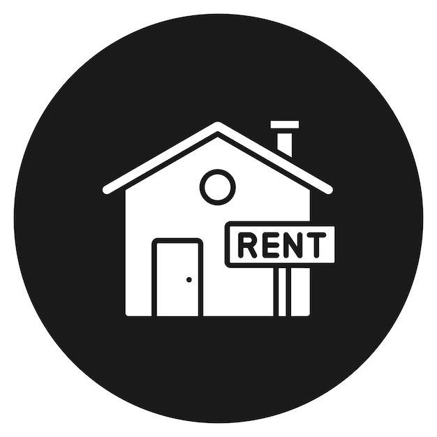 Rent House vector icon Can be used for Real Estate iconset