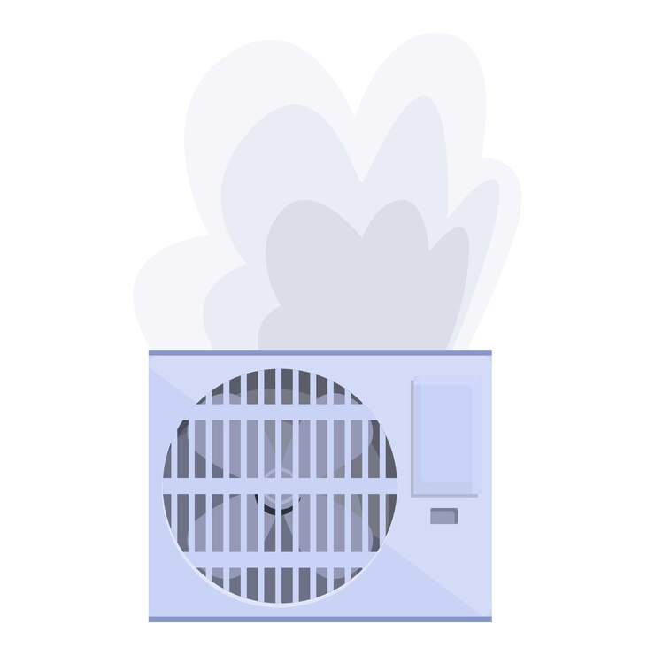 Vector repair air conditioner icon cartoon vector home service repair house cooling
