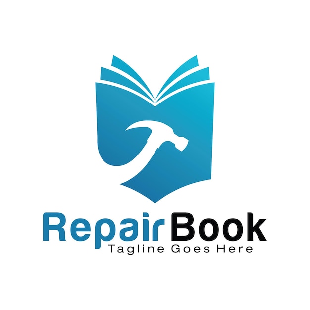 Repair Book logo design template