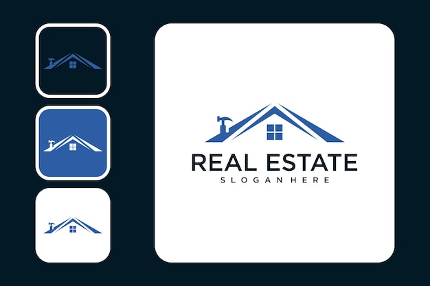 Repair home modern logo design