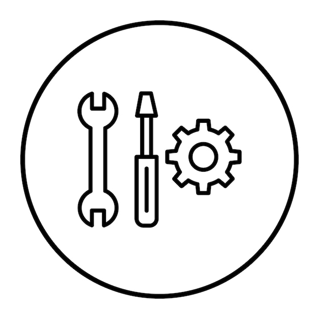 Reparatie van vectorillustratie