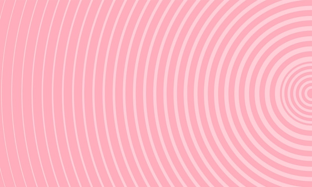 Повторите шаблон линии круга и узор День святого Валентина розовый фон Креативный векторный дизайн