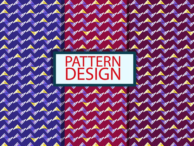 Vector repeat seamless geometric patterns textile clothes fashion tech pack