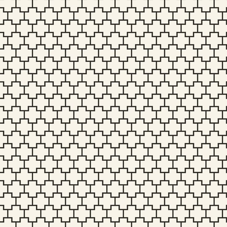 Vector repeating geometric background linear graphic design