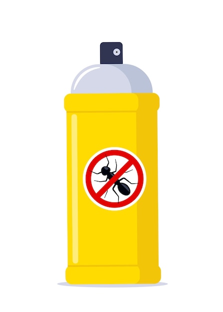 Repellent spray in the yellow bottle Protection from the ant and other insect