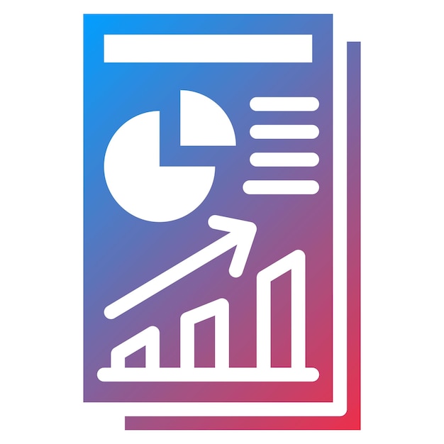 Изображение векторного значка отчета может быть использовано для Business Onboarding
