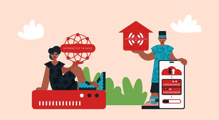 Vector representation of the iot progression and back bunch empowering dependable organize and supporting creative headways for a more sharp future