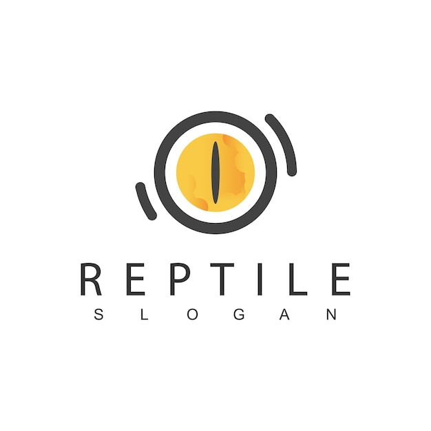 Экология логотипа глаза рептилии и символ сохранения
