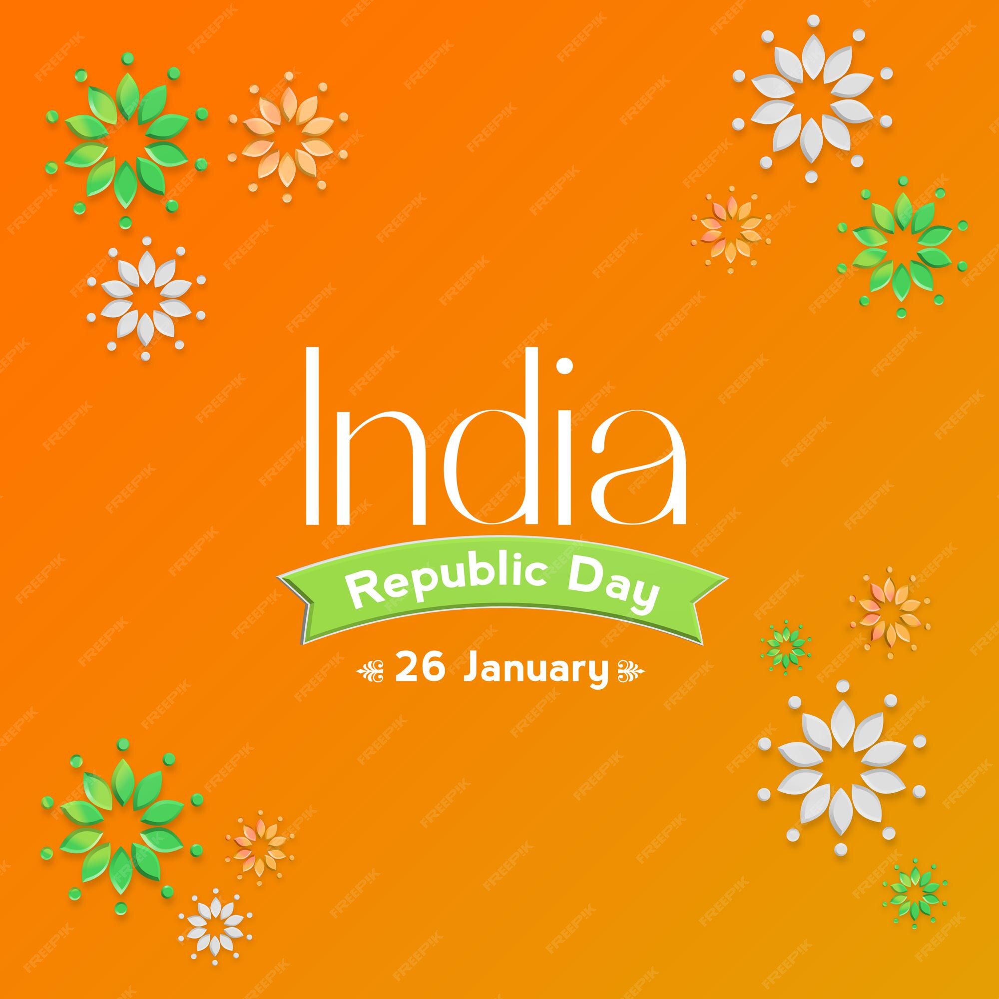 Premium Vector | Republic day happy republic day wallpaper india republic day Premium Vector | Republic day happy republic day wallpaper india republic day