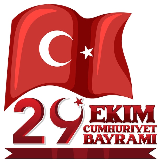 Republic Day of Turkey poster design