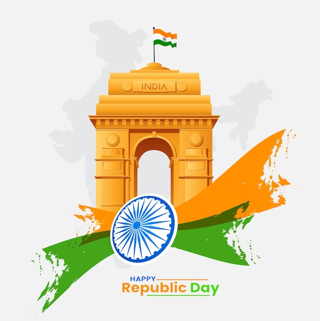 Vector republic day