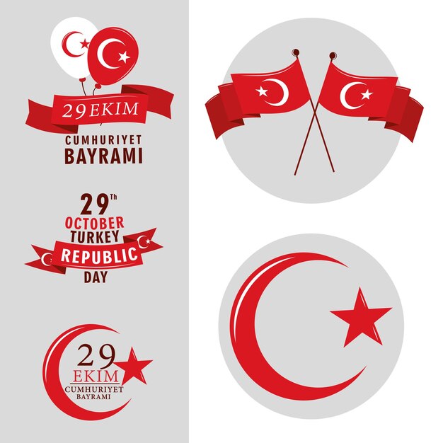 Republiek turkije feest