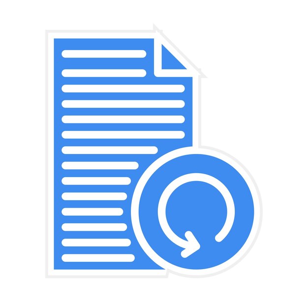 rescan document icon vector image can be used for printing
