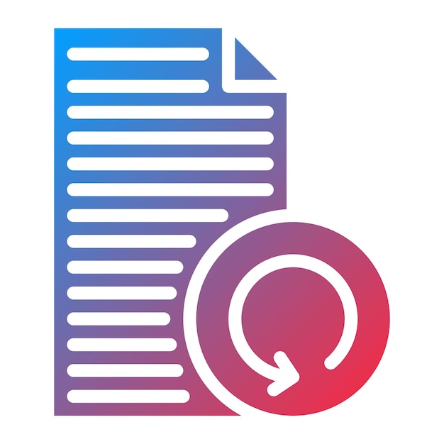 rescan document icon vector image can be used for printing