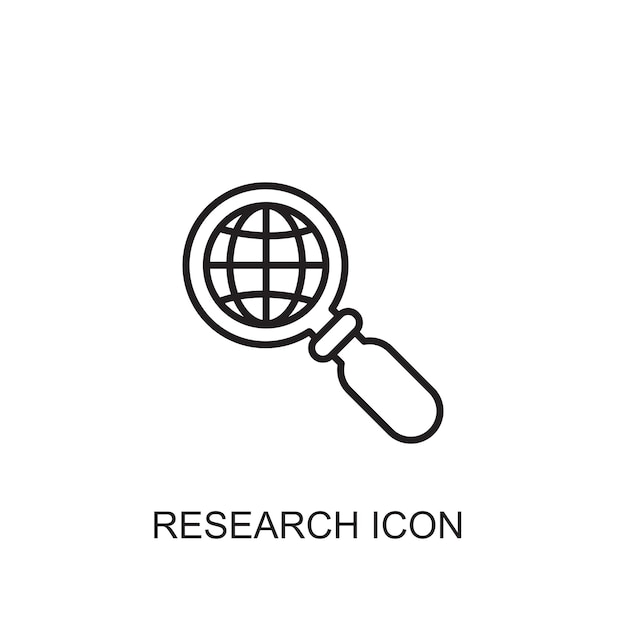 Research vector icon icon