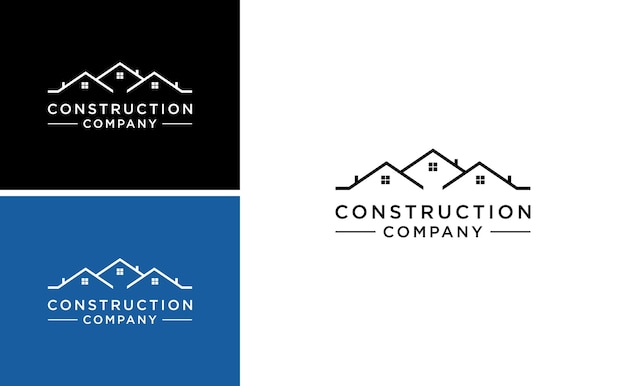 Residential Home Logo Roof Apartment Vector Luxury Real Estate Template