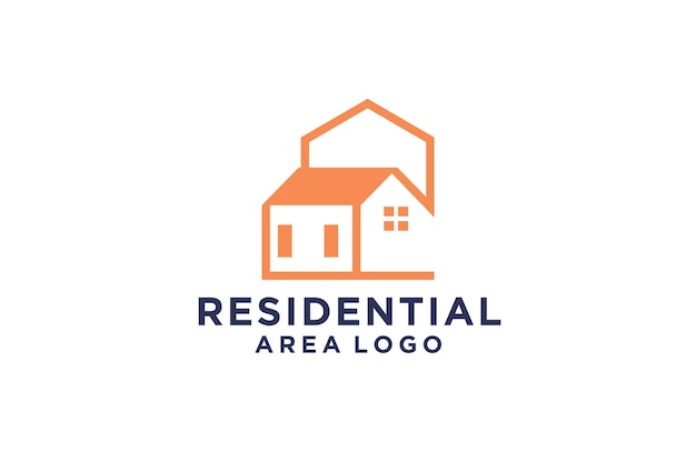 Design del logo dell'area di riposo residenziale