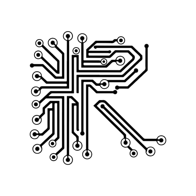 Vector resistance minimal vector art silhouette logo icon design black and white