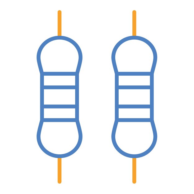 벡터 저항 아이콘