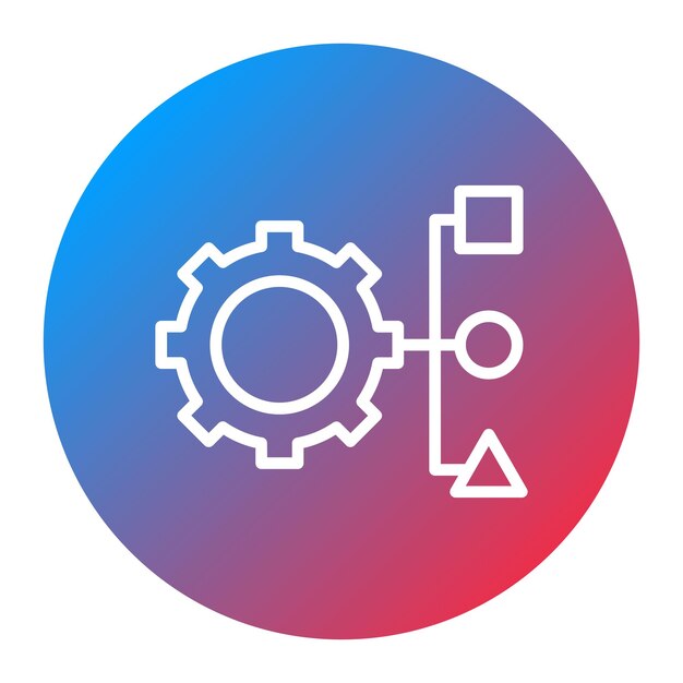 Resource Allocation icon vector image Can be used for Operations Management