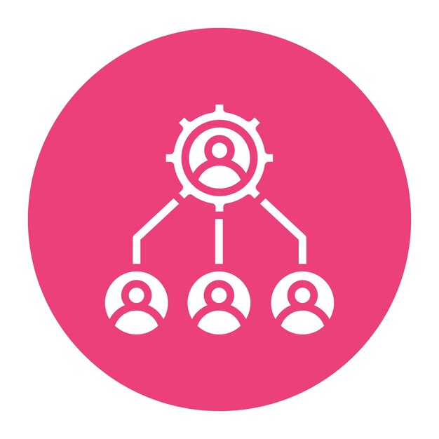 resource allocation icon vector image can be used for product management
