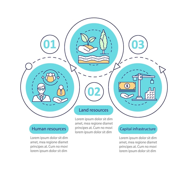 리소스 벡터 Infographic 템플릿