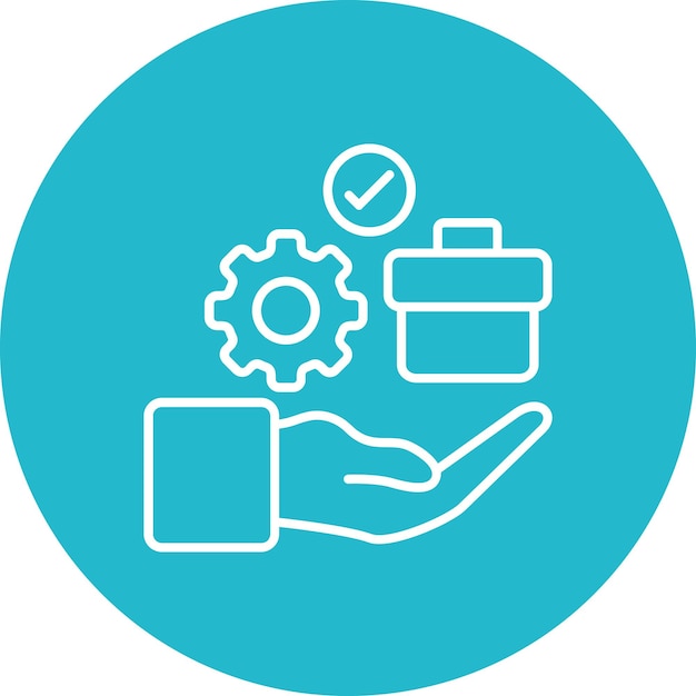 Premium vector responsibilities icon
