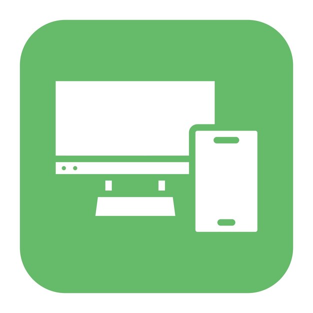 Responsieve icoon vector afbeelding Kan worden gebruikt voor New Media