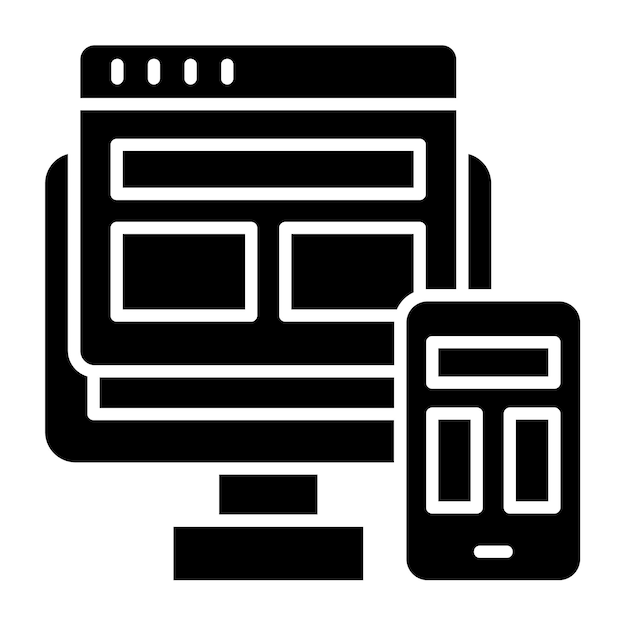 Vector responsive icon