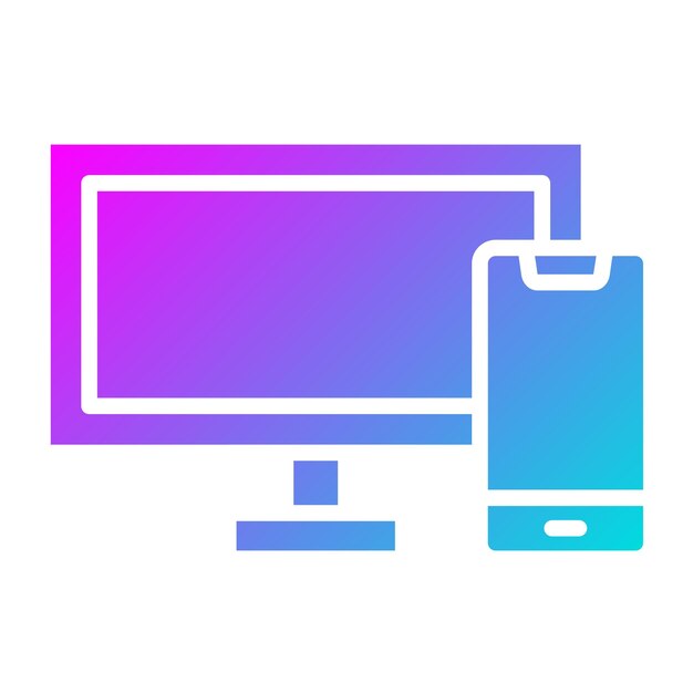 Responsive Vector Icon Design Illustratie