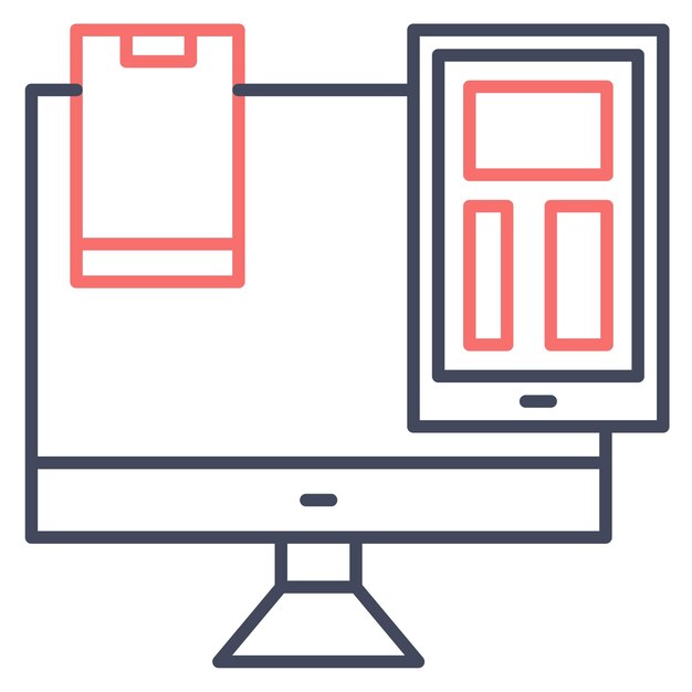 Responsive Vector Illustration Style