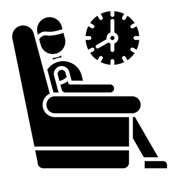 Иллюстрация Glyph Solid Black Rest